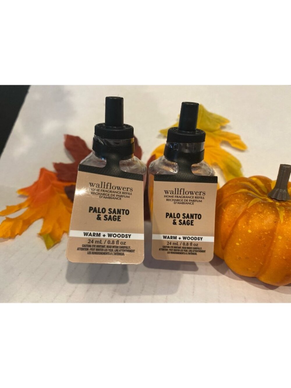 Bath & Body Works “Palo Santo & Sage” 2 New & Sealed Wallflower Refills